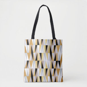 Bolsa Tote design escandinava triângulo uniforme vin
