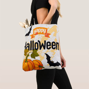 Bolsa Tote Design Feliz Halloween