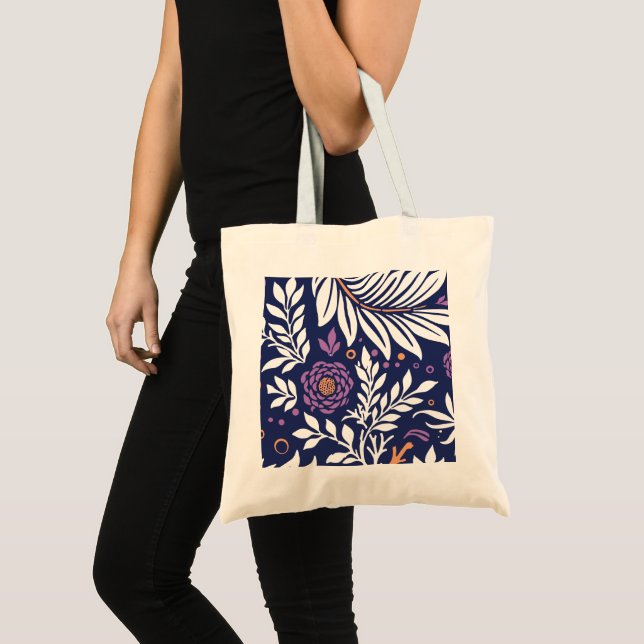 Bolsa Tote Design Floral 22 (Frente (produto))