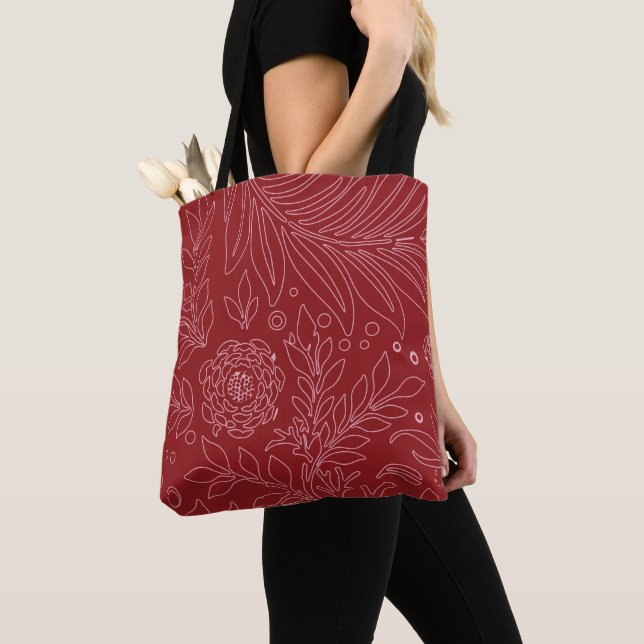 Bolsa Tote Design Floral 30 (Close Up)