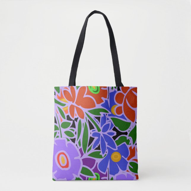 Bolsa Tote Design floral nº 5 (Frente)