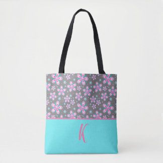 Bolsa Tote Design Floral Rosa Personalizado