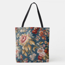 Bolsa Tote Design Floral sofisticado italiano