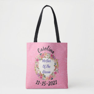 Bolsa Tote Design Floral Wreath da Mãe do Chão