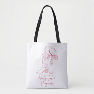 Bolsa Tote Design Honky Tonk e Ressacas   Botas de Cowboy