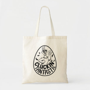 Bolsa Tote Design Humorístico Temático de Frango Cluckin 'Fan