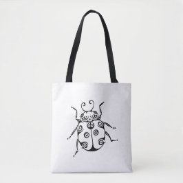 Bolsa Tote Design Ladybug