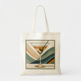 Bolsa Tote Design Meio século de Cocktail Martini