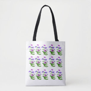 Bolsa Tote Design Minimalista Espiritual Floral Celestial