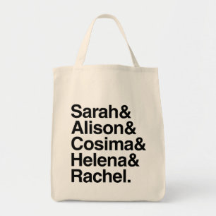 Bolsa Tote Design órfão do Ampersand do preto