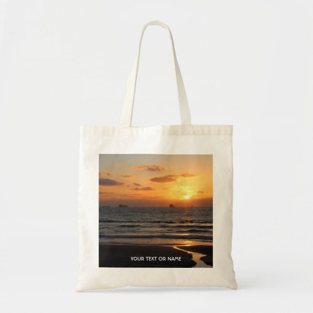 Bolsa Tote Design Personalizado Com Sua Própria Foto E Seu Te (Frente)