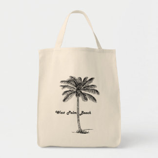 Bolsa Tote Design preto e branco de West Palm Beach & de