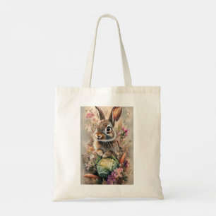 Bolsa Tote Design Primavera de Coelho Adorável