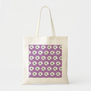 Bolsa Tote design púrpura floral