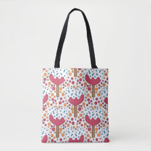 Bolsa Tote Design Retro Colorido de Sorvete