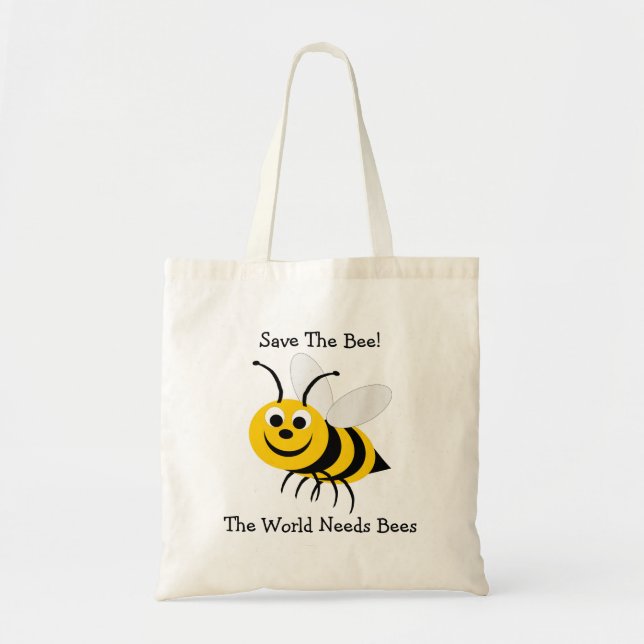 Bolsa Tote Design Salve a Abelha (Frente)