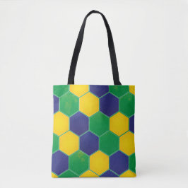 Bolsa Tote Design sextavado de Brasil