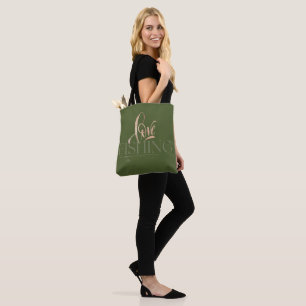 Bolsa Tote Design simples Pesca amorosa