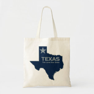 Bolsa Tote Design solitário do estado da estrela de Texas
