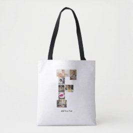 Bolsa Tote Design Sua Própria Colagem de Fotografias F