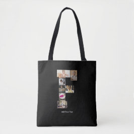 Bolsa Tote Design Sua Própria Colagem de Fotografias F