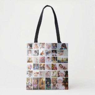Bolsa Tote Design Sua Própria Colagem de Fotos 35
