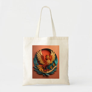 Bolsa Tote Design-T-shirt em papel Phoenix