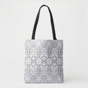 Bolsa Tote Design tribal 2 de Zendoodle