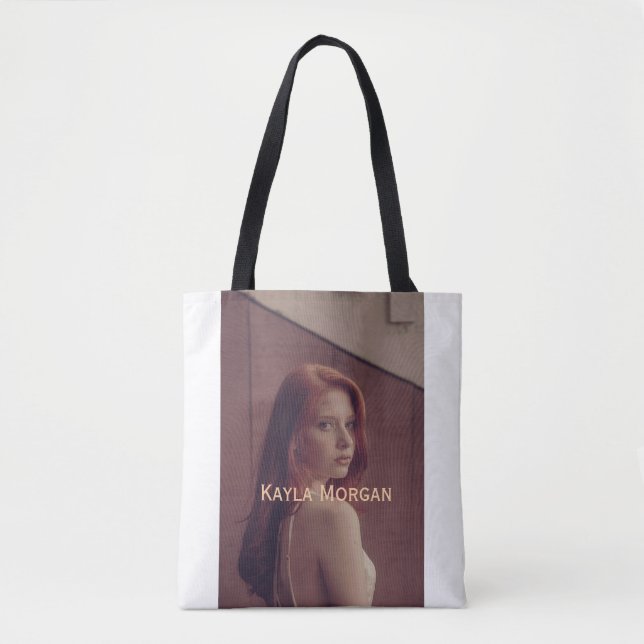 Bolsa Tote Designer de fotógrafo de foto verifica código QR d (Frente)