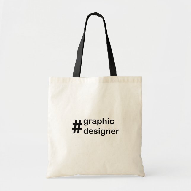 Bolsa Tote Designer Gráfico (Frente)