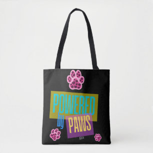 Bolsa Tote Designo "Impulsionado por Patas" com Impressão de 