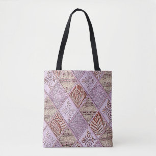 Bolsa Tote Designs De Diamante Em Pinks