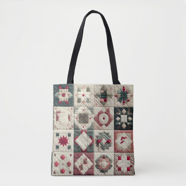 Bolsa Tote Designs de Natal Inclusos (Frente)