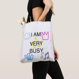 Bolsa Tote Designs Únicos Estou Muito Ocupado