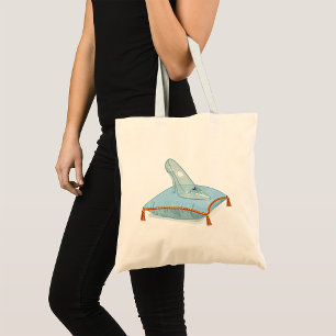 Bolsa Tote Deslizador de vidro em um travesseiro