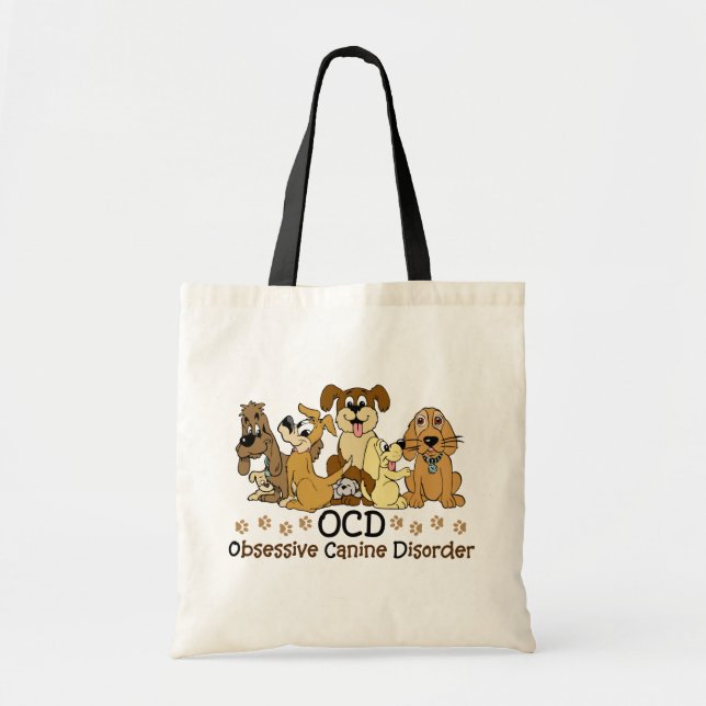 Bolsa Tote Desordem canina obsessiva de OCD (Frente)