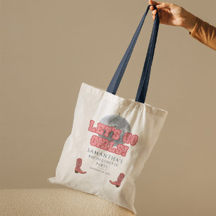 Bolsa Tote Despedida de Solteira Disco Cowgirl Vamos Garotas