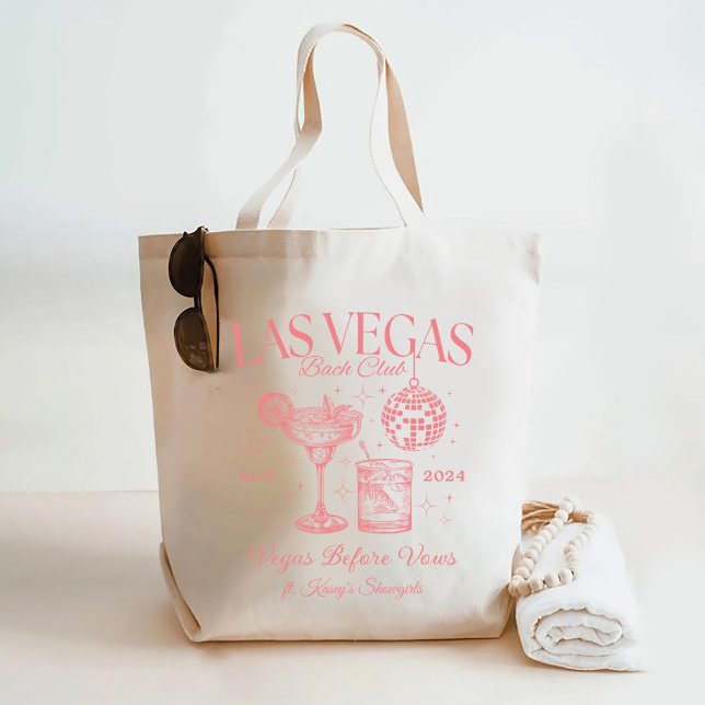 Bolsa Tote Despedida de Solteira Personalizada em Las Vegas (Criador carregado)
