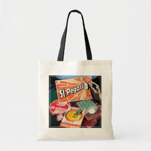 Bolsa Tote Detecção do Poster de Exoplaneta do Espaço Retroat