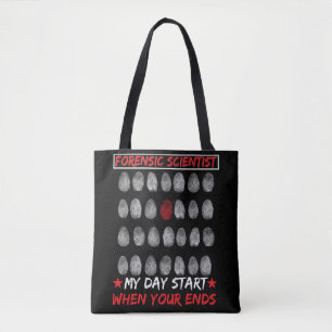 Bolsa Tote Detetive de DNA de impressão digital forense Scie