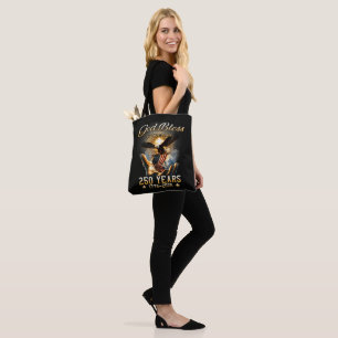 Bolsa Tote Deus Abençoe a América 250 Anos 1776-2026