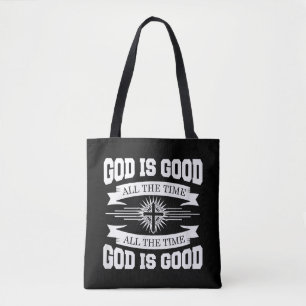 Bolsa Tote Deus é bom o tempo todo - cristão