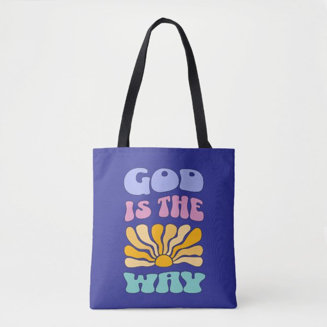 Bolsa Tote Deus é o Caminho (Frente)