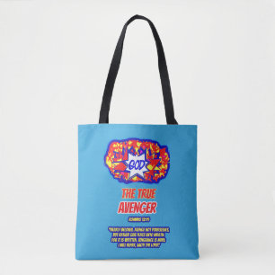 BOLSA TOTE DEUS É O VERDADEIRO AVENGER