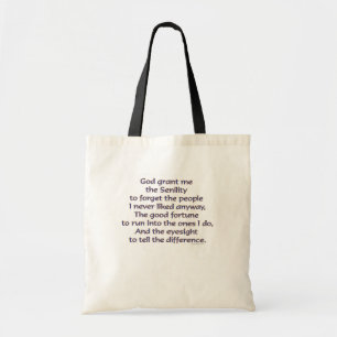 Bolsa Tote Deus Grant mim humor