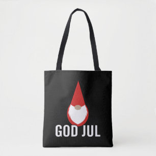 Bolsa Tote Deus Jul Gnomo Tomte Feliz Natal
