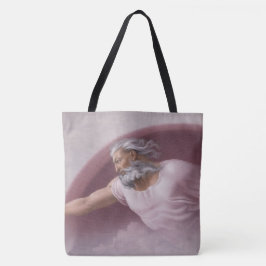 Bolsa Tote Deus Pai Divina Bênção Rosa Antiga
