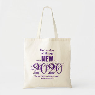 Bolsa Tote DEUS Personalizado 2020 TORNA TUDO NOVO