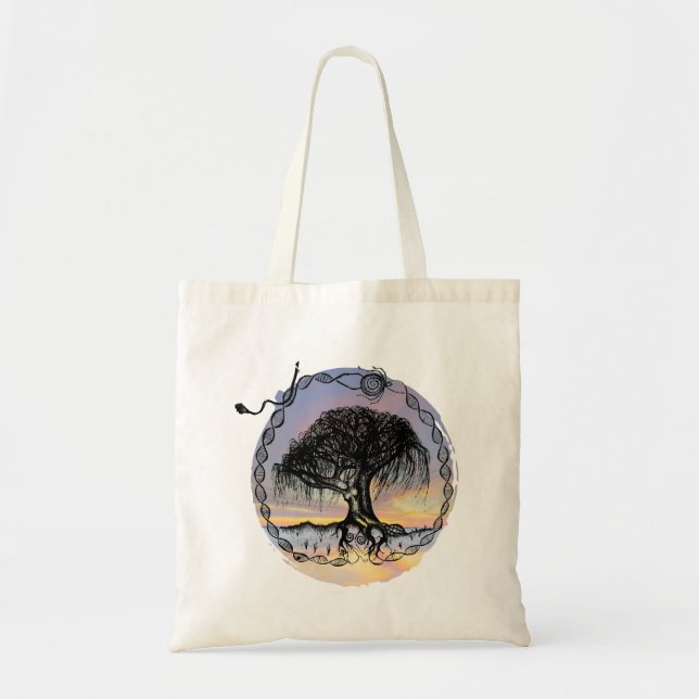Bolsa Tote Deusa Árvore Se Você Não Olhar Para O Sol (Frente)