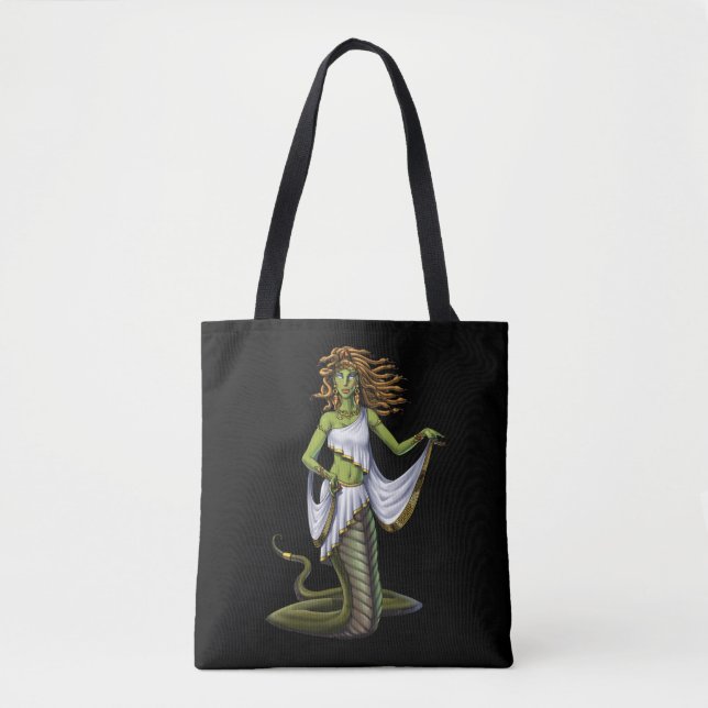 Bolsa Tote Deusa de mitologia grega Medusa (Frente)